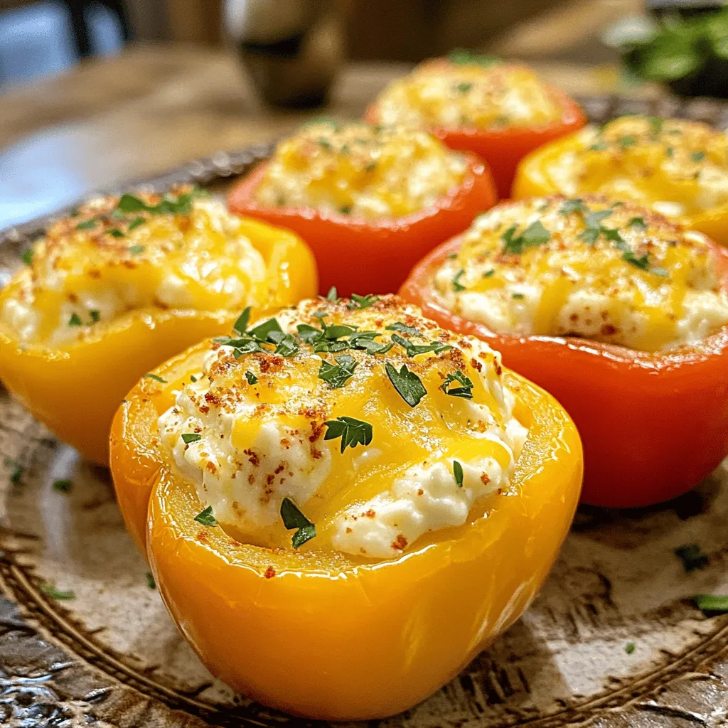 Savory Stuffed Mini Peppers: A Flavorful Appetizer