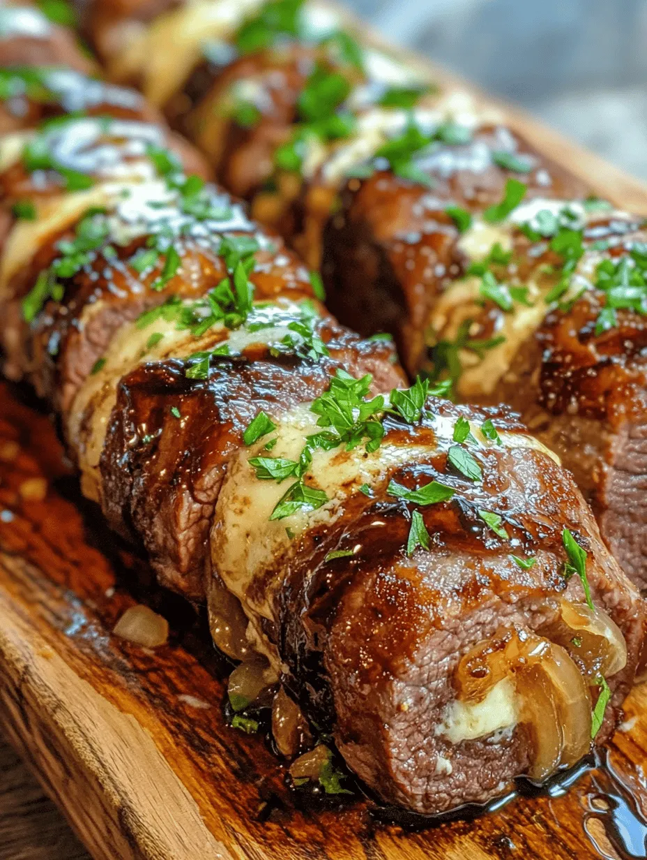French Onion Beef Roll-Ups: A Delicious Culinary Adventure