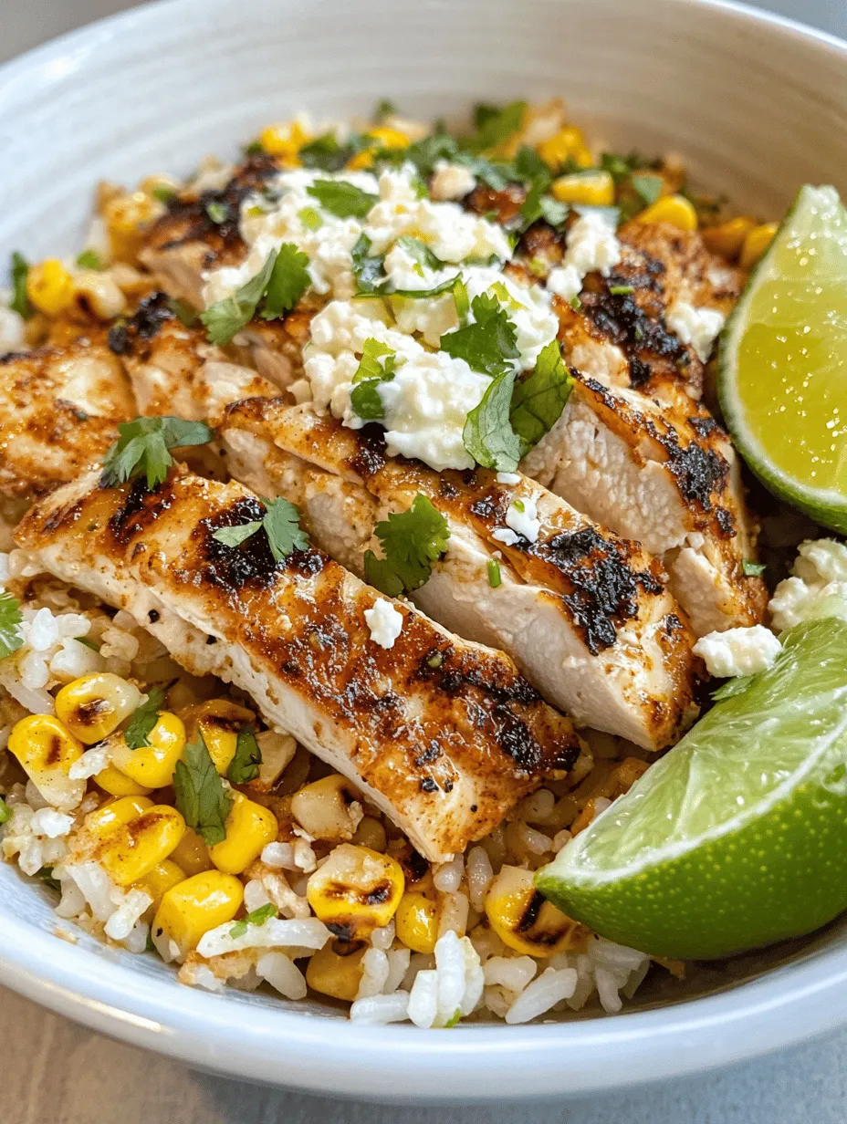 Street Corn Chicken Rice Bowl Recipe: A Flavorful Fusion Delight
