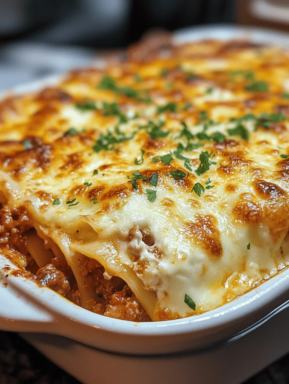 Classic Lasagna Delight: The Ultimate Comfort Dish