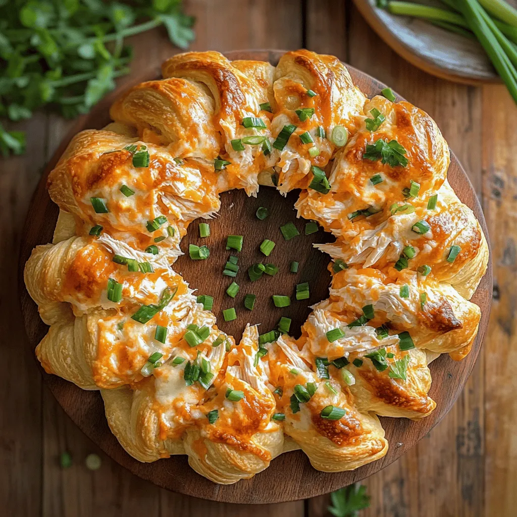 Buffalo Chicken Crescent Ring: A Crowd-Pleasing Delight