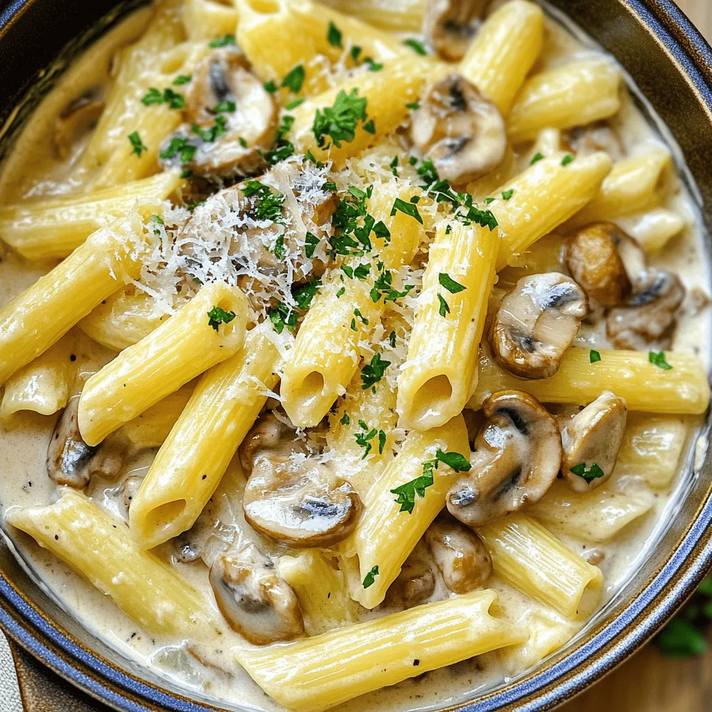 One Pot Creamy Mushroom Pasta Recipe: A Delicious and Convenient Meal