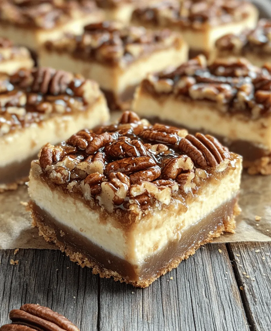 Indulging in a dessert that combines the best of two beloved classics is an experience like no other. The Delicious Pecan Pie Cheesecake Bars recipe offers a tantalizing blend of flavors that perfectly marries the creamy richness of cheesecake with the nutty sweetness of pecan pie. This unique dessert is not only visually appealing but also provides a delightful taste sensation, making it an ideal treat for any occasion. Whether you