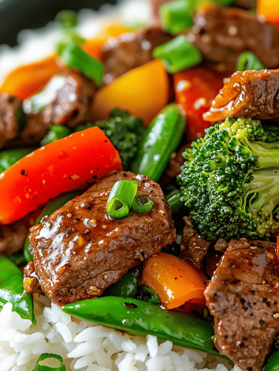 Savory Black Pepper Beef Delight: A Flavorful Stir-Fry Recipe for Weeknight Dinners