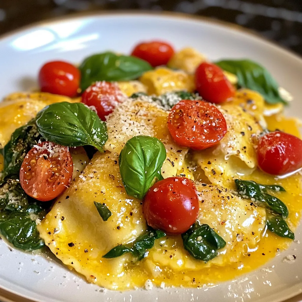 Creamy Tuscan Ravioli: A Delightful Italian Dish