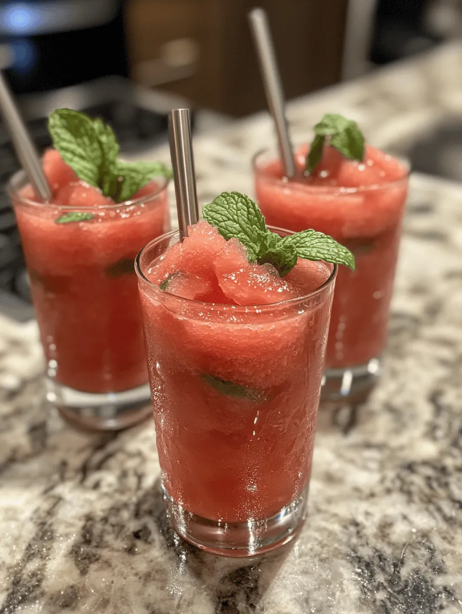 Chill Out Watermelon Slush Recipe
