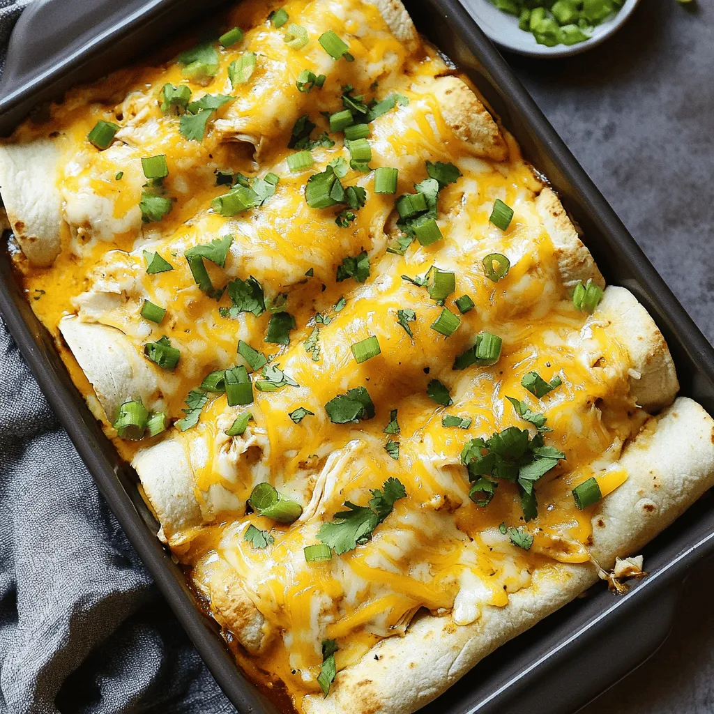 Ranch Chicken Enchiladas: A Flavorful Twist on a Classic Dish