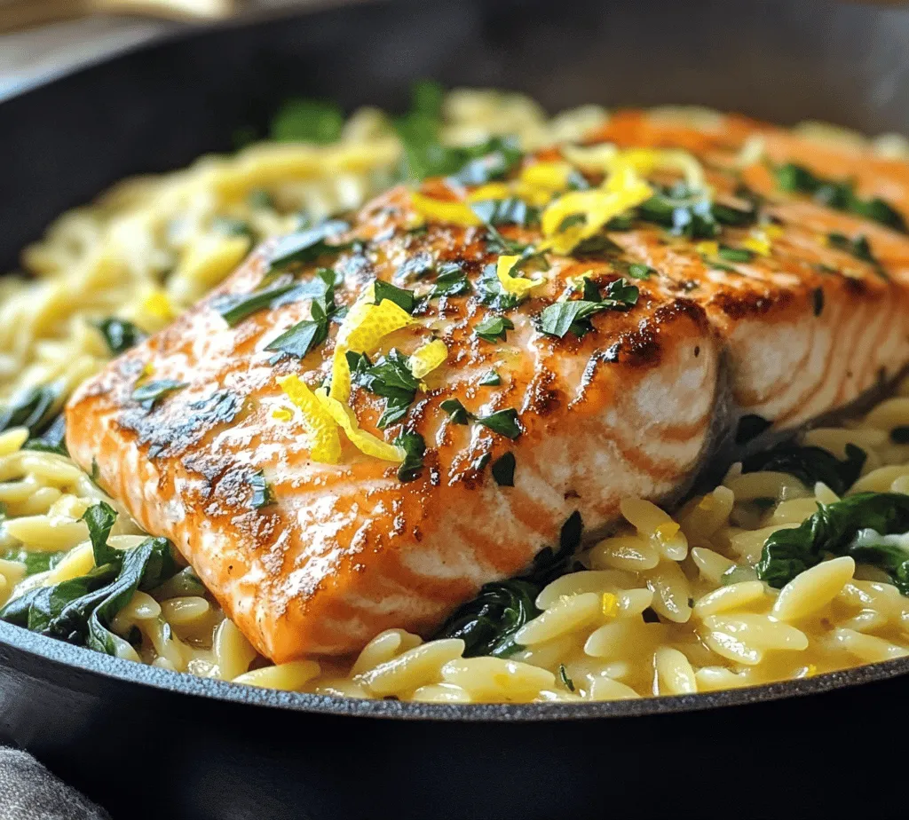 Imagine a meal that encapsulates the essence of Mediterranean cuisine, where the delicate flavors of salmon harmonize with the bright zest of lemon-infused orzo, all cooked in a single skillet. This is where One Skillet Salmon with Lemon Orzo comes into play—a dish that not only tantalizes the taste buds but also brings simplicity to your dinner routine. In today