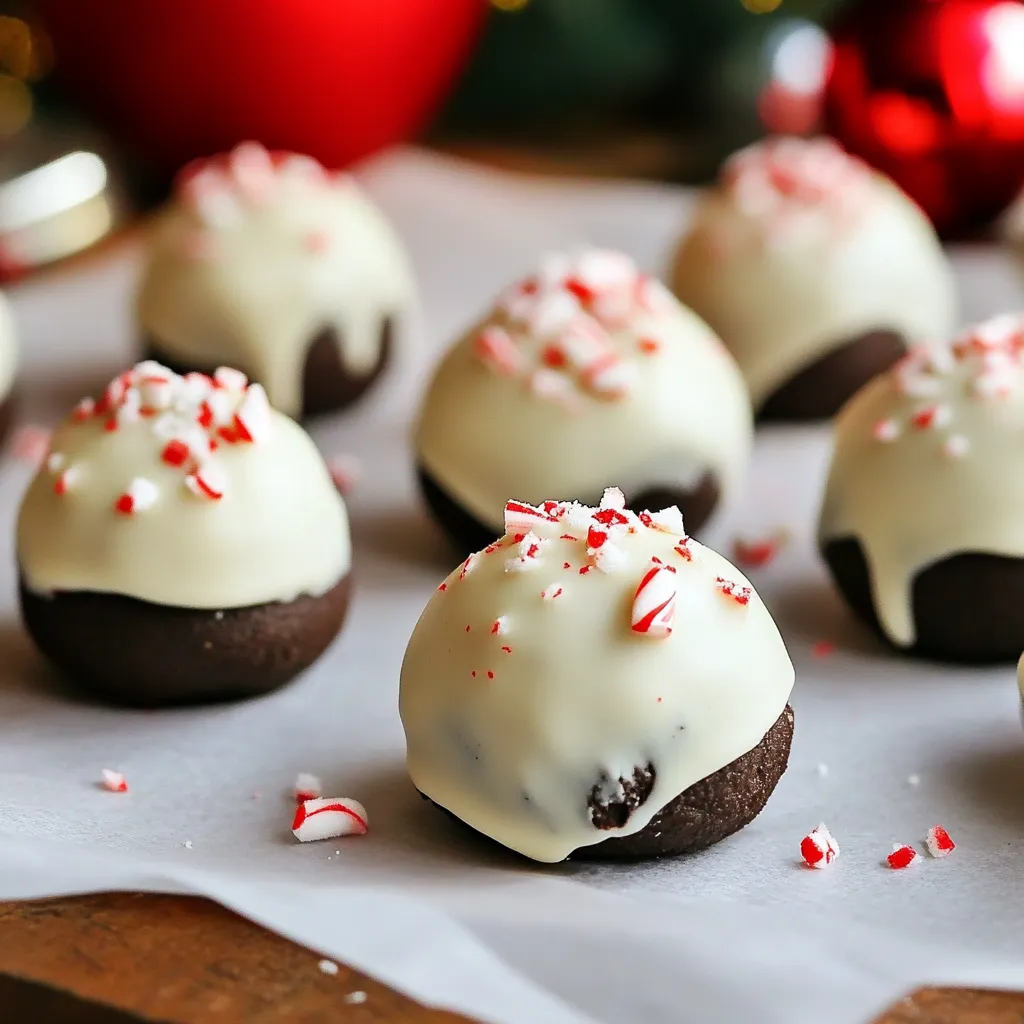 No-Bake Peppermint Oreo Truffles Recipe