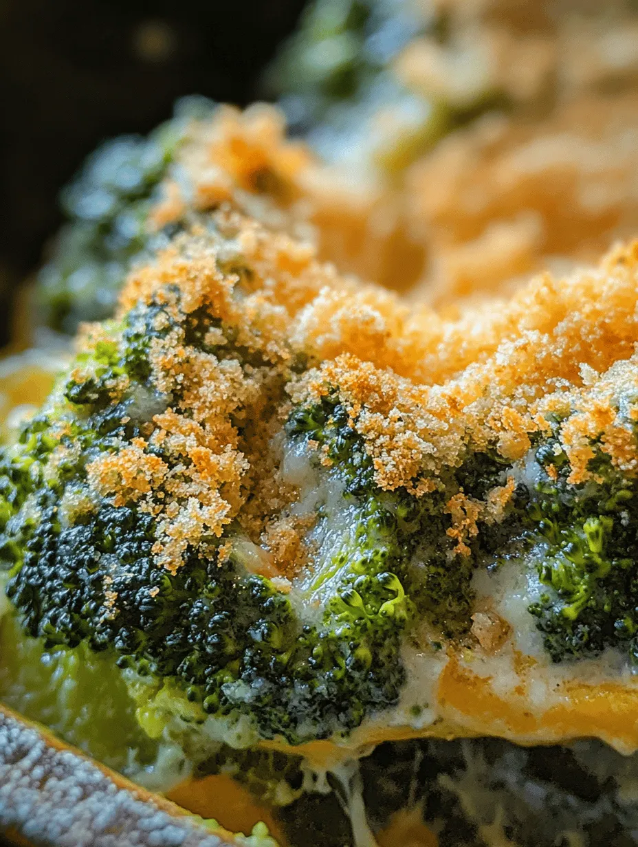 Cheesy Broccoli Bliss Casserole: A Wholesome Delight