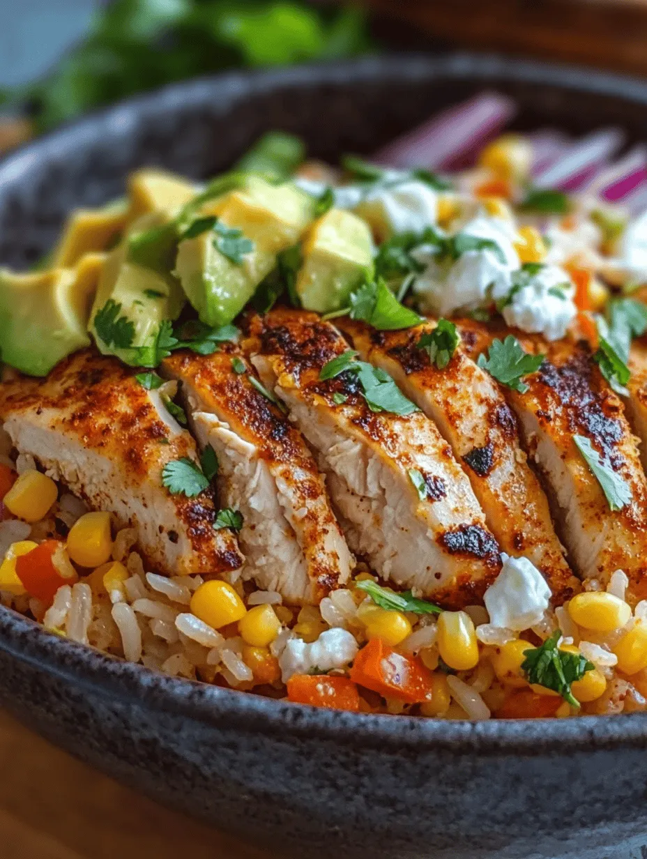 Street Corn Chicken Rice Bowl Recipe: A Flavorful Fiesta in a Bowl