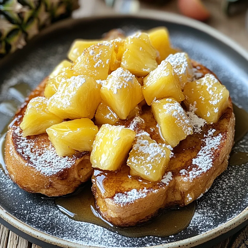 Hawaiian Roll French Toast Recipe