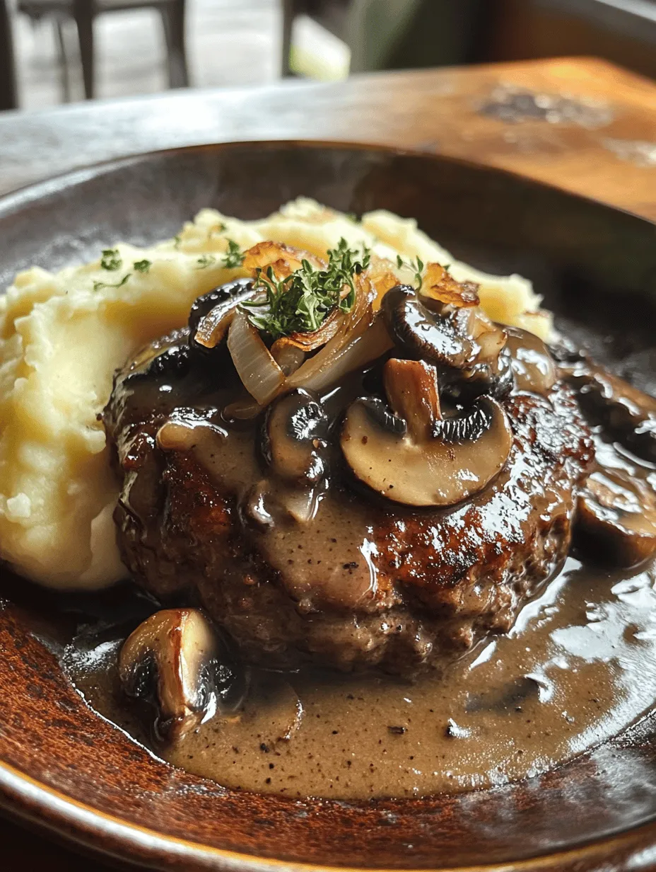 Salisbury Steak &#038; Savory Mushroom Gravy
