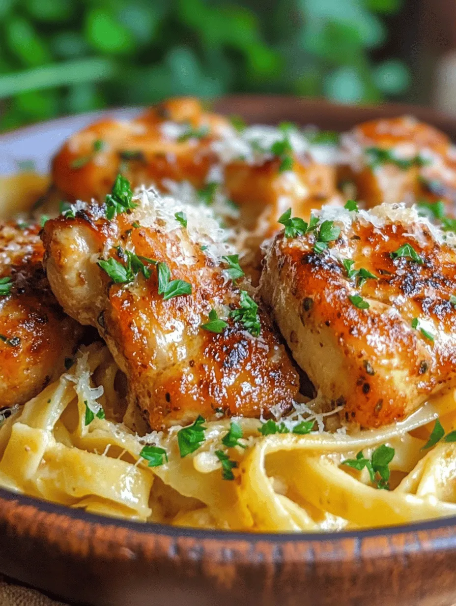 Garlic Butter Chicken Bites with Creamy Parmesan Pasta: A Comfort Food Delight