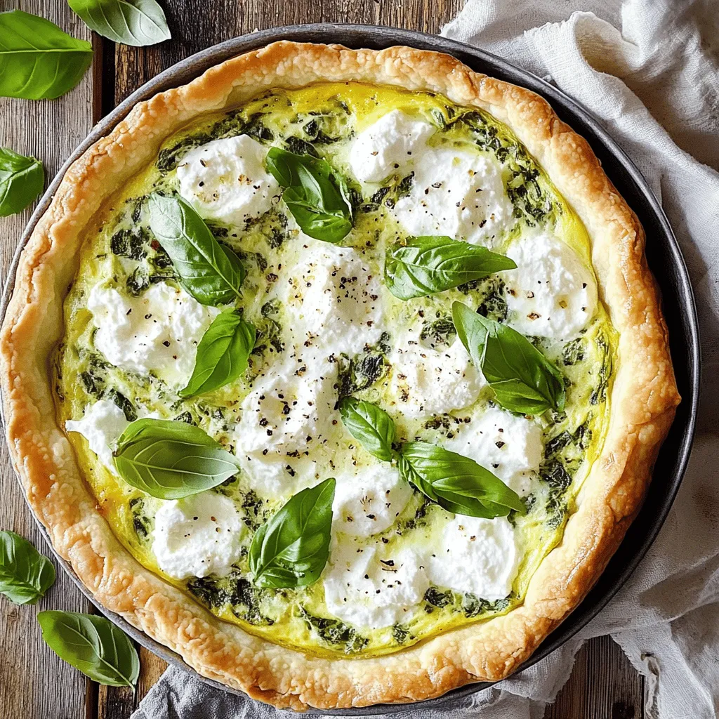 Spinach &#038; Ricotta Dream Quiche: A Culinary Delight