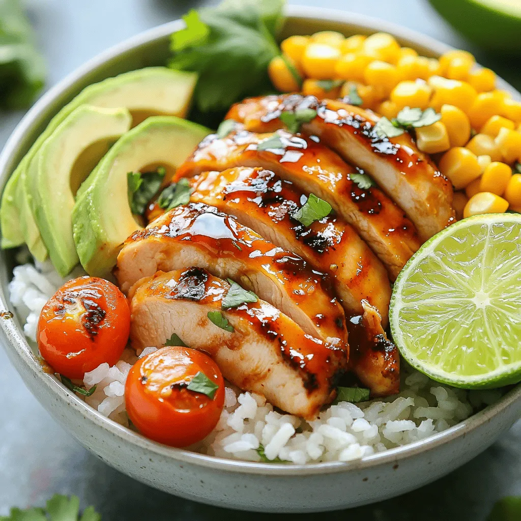 Honey Chipotle Chicken Rice Bowls: A Flavorful Fusion of Sweet and Spicy