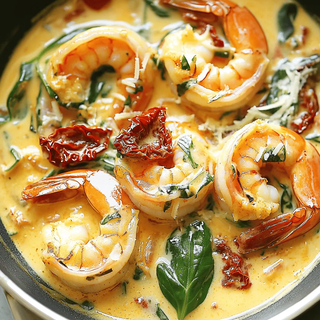 Creamy Tuscan Prawns: A Deliciously Rich and Flavorful Seafood Dish