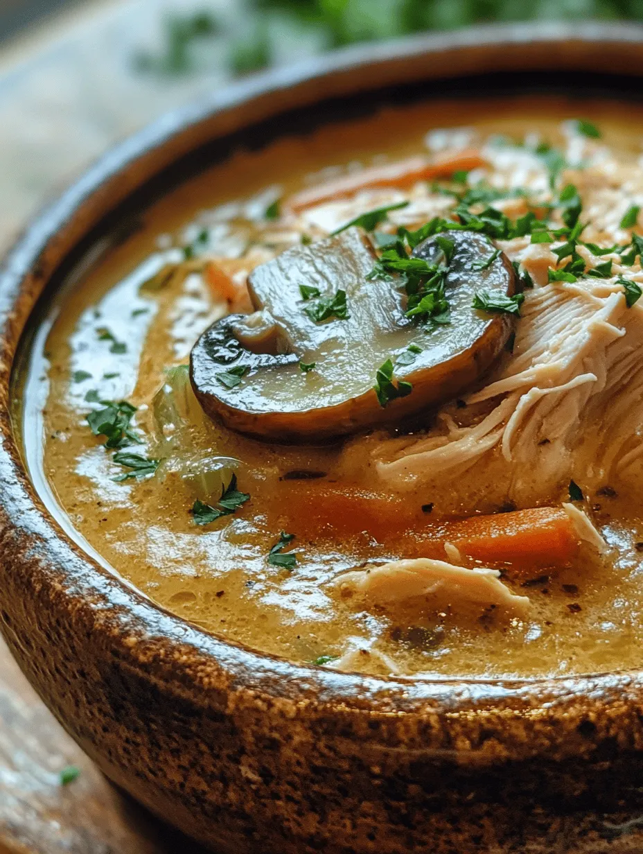 Comforting Rotisserie Chicken Mushroom Soup: A Cozy Classic Recipe