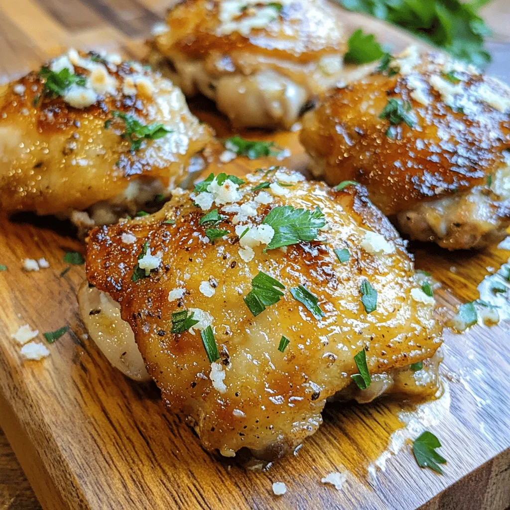 Garlic Parmesan Chicken Thighs: A Flavorful Delight