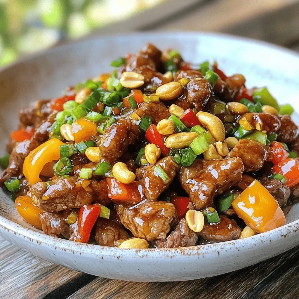 Spicy Kung Pao Beef Delight Recipe