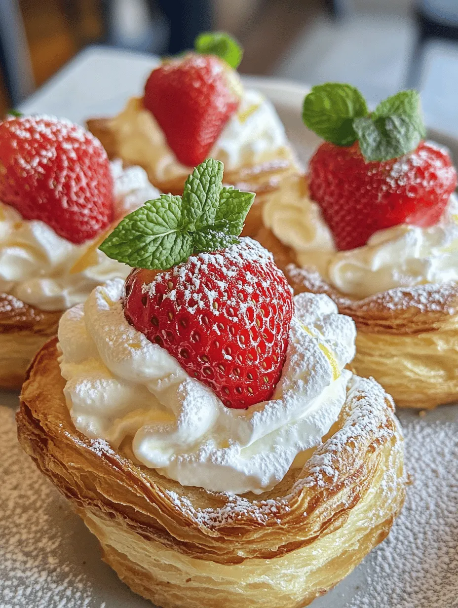 Decadent Strawberries &#038; Cream Pastry Puffs: A Sweet Indulgence