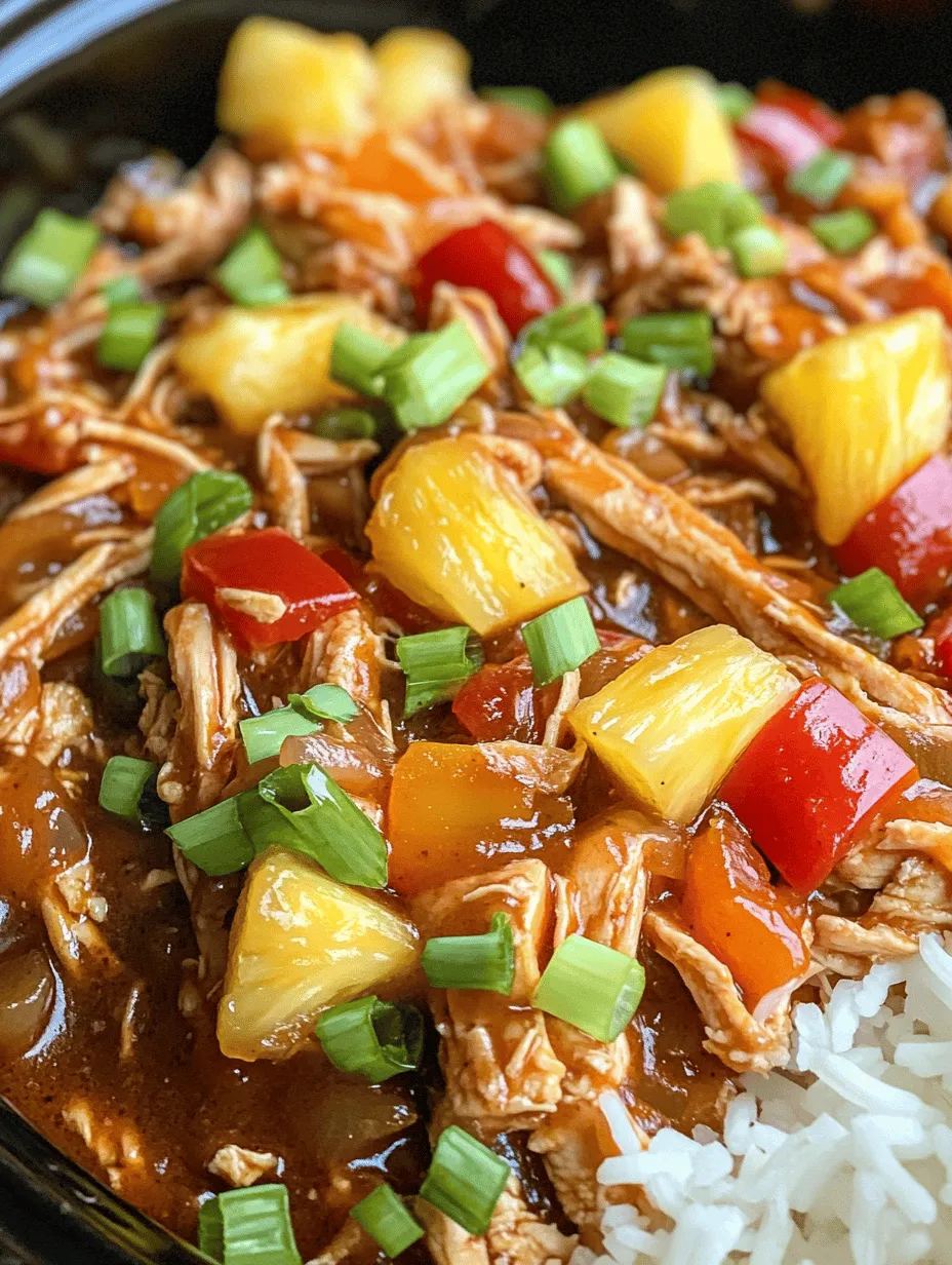 Crock Pot Sticky Hawaiian Chicken: A Taste of the Tropics