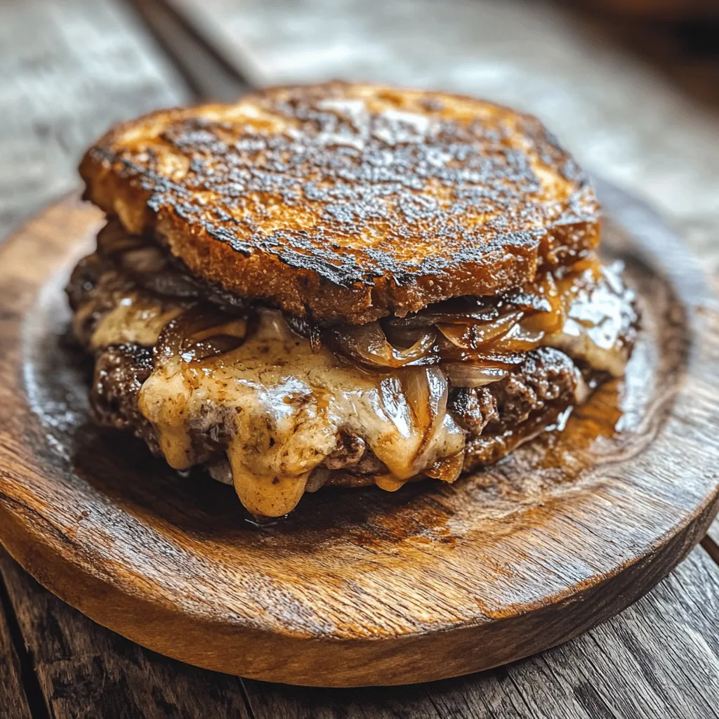 Ultimate Patty Melt with Secret Sauce