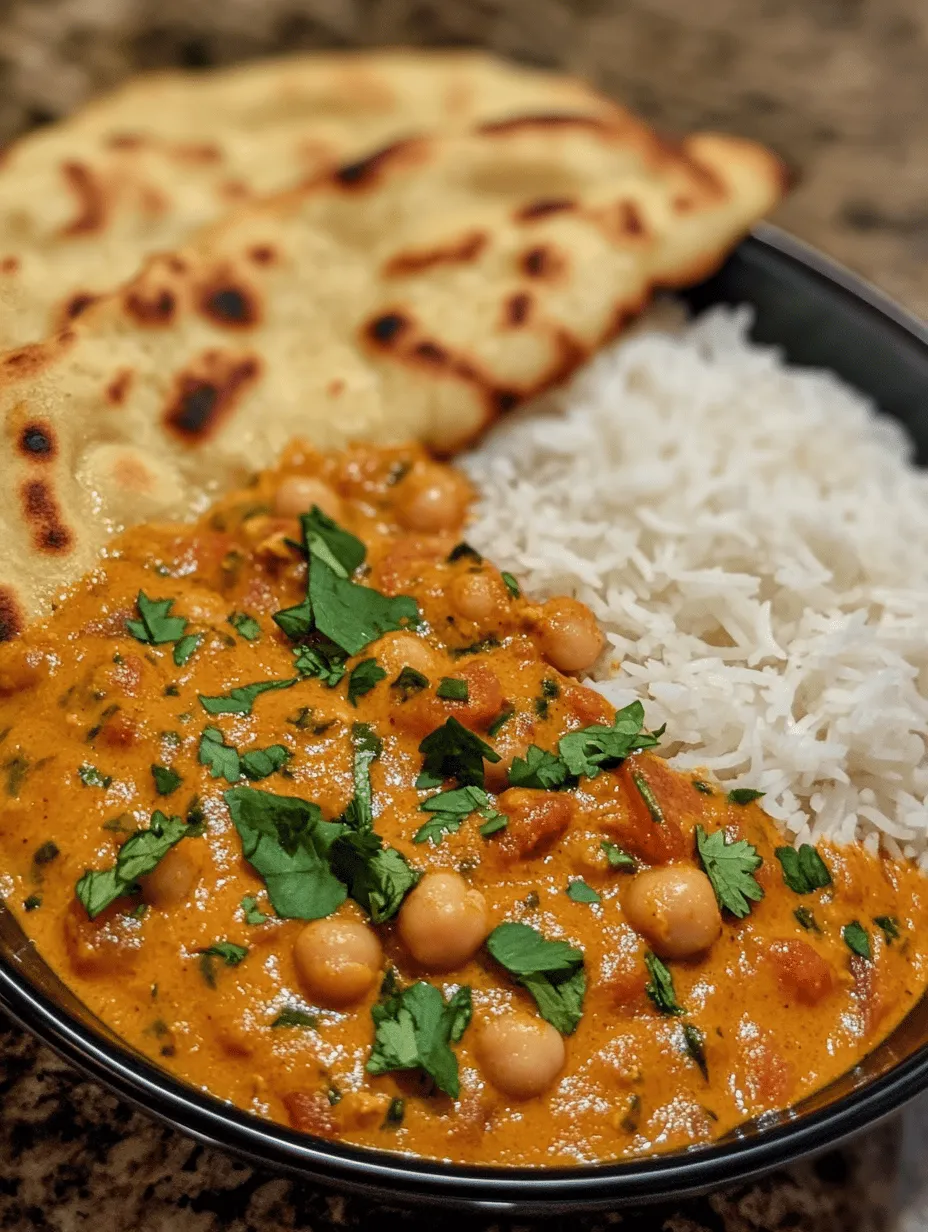 Creamy Coconut Chickpea Curry: A Comforting and Flavorful Delight