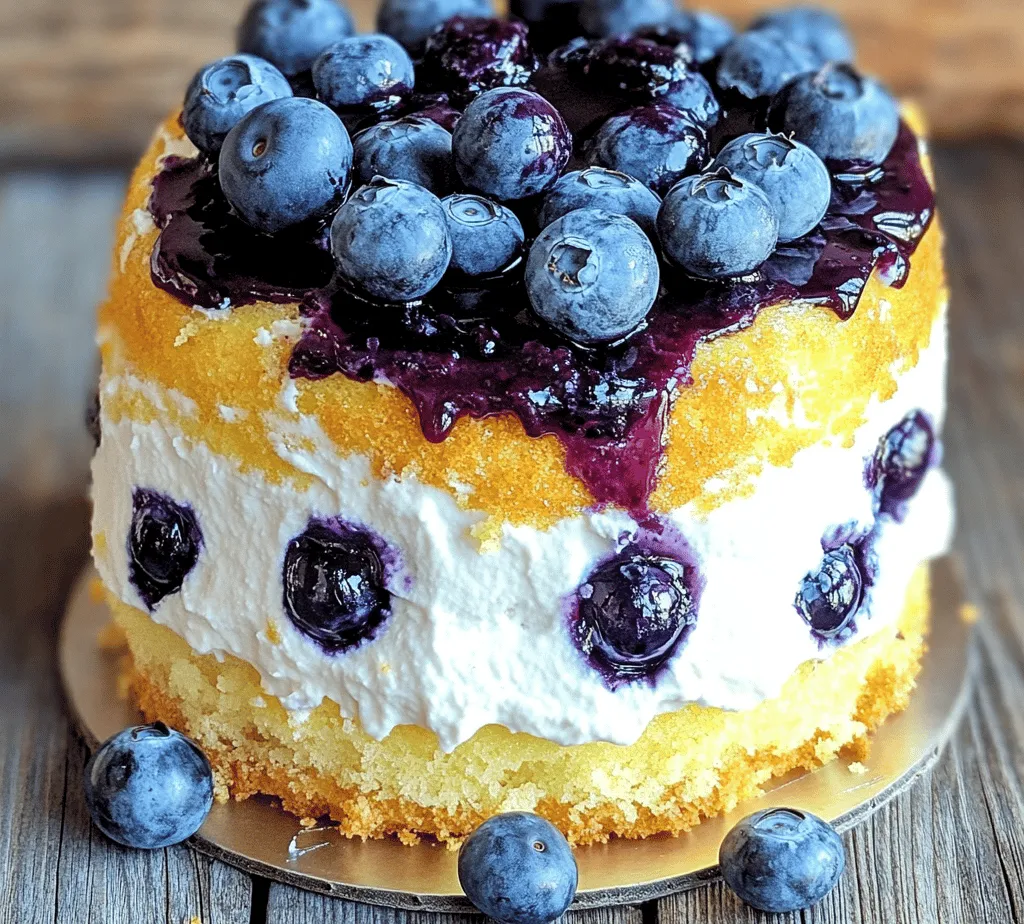 To create the perfect Lemon Blueberry Cheesecake Cake, it