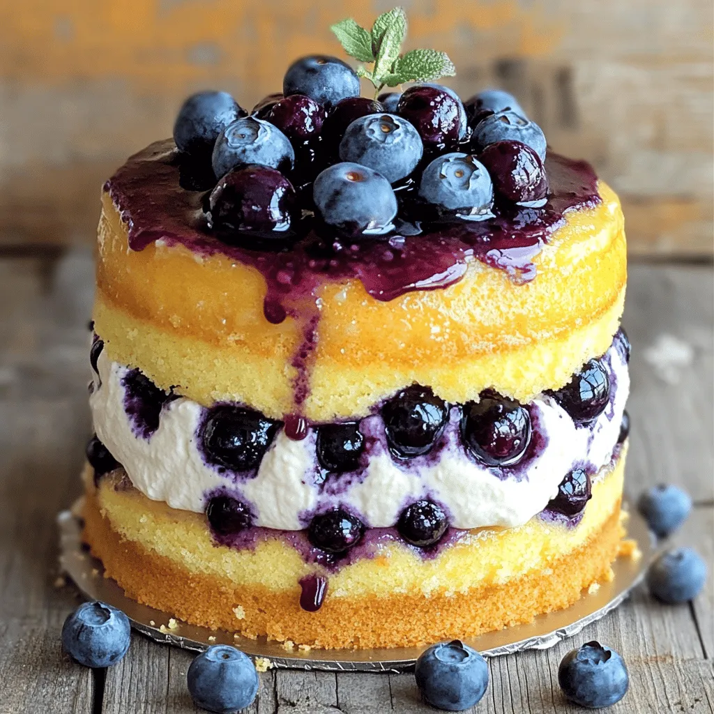 Lemon Blueberry Cheesecake Cake: A Perfect Blend of Sweet and Tart