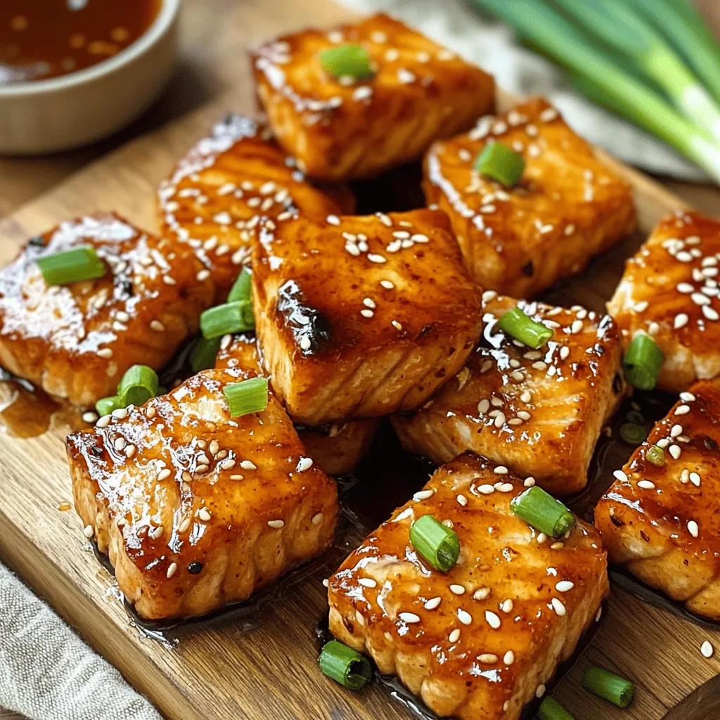Crispy Honey Garlic Salmon Bites: A Taste of Delight
