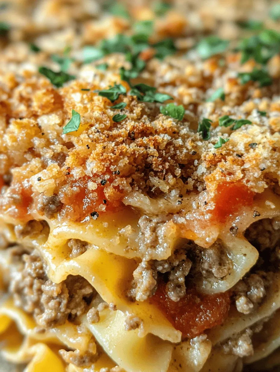 Cheesy Beef and Noodle Casserole: A Comfort Food Classic