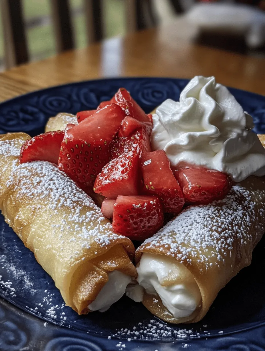 Strawberry Cheesecake Eggroll Bites: A Delicious Fusion Dessert