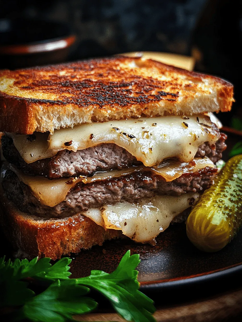 Sizzling Classic Patty Melt: A Delicious Journey into Comfort Food