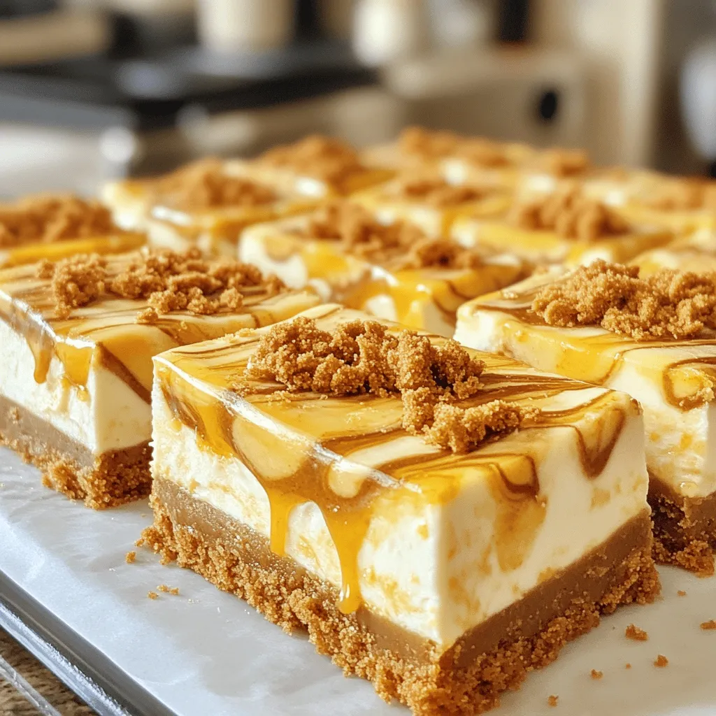 The Irresistible Biscoff Cookie Butter Cheesecake Bars