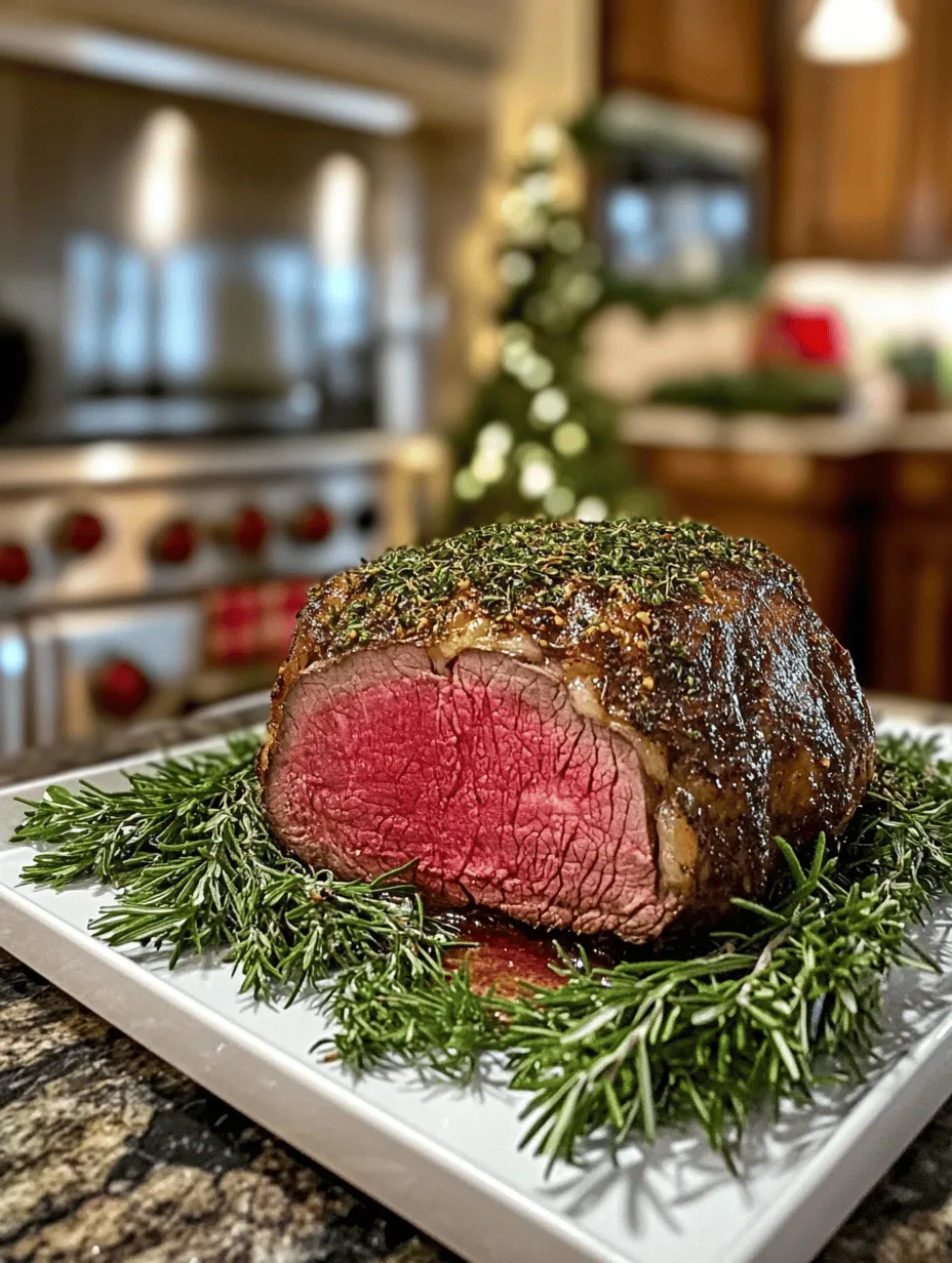Perfectly Seasoned Christmas Prime Rib Recipe