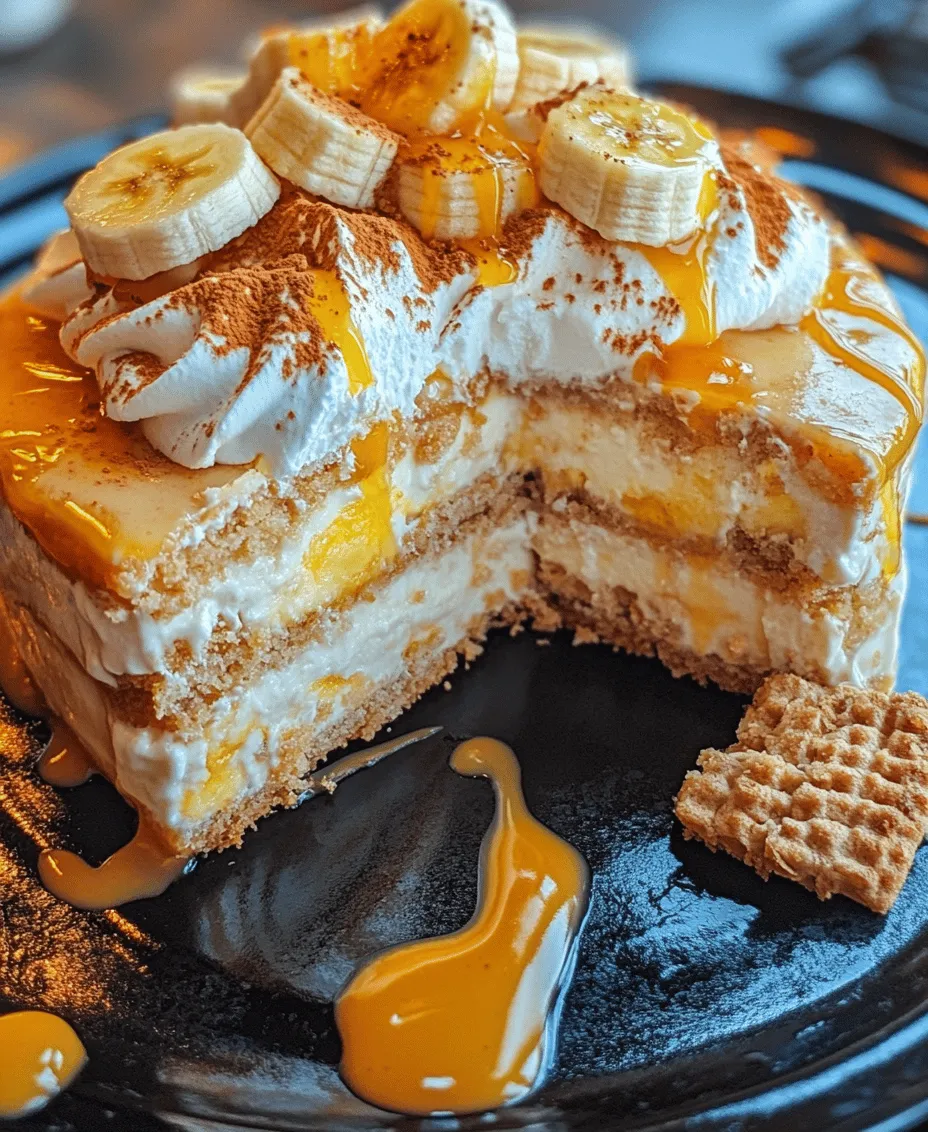 Imagine a dessert that perfectly marries the comforting flavors of banana pudding and the luxurious creaminess of cheesecake, all nestled between layers of soft, moist cake. The Irresistible Banana Pudding Cheesecake Cake is more than just a dessert; it