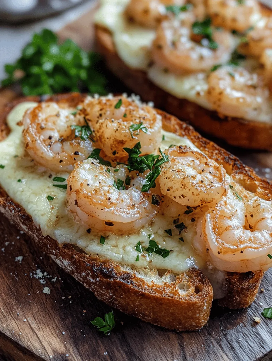Cheesy Garlic Bread Shrimp Grilled Cheese Recipe