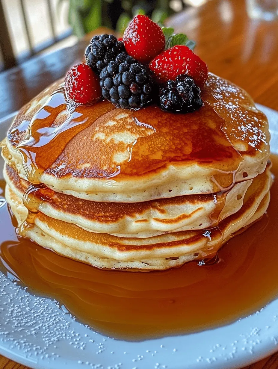 Fluffy Buttermilk Pancakes with Crispy Edges