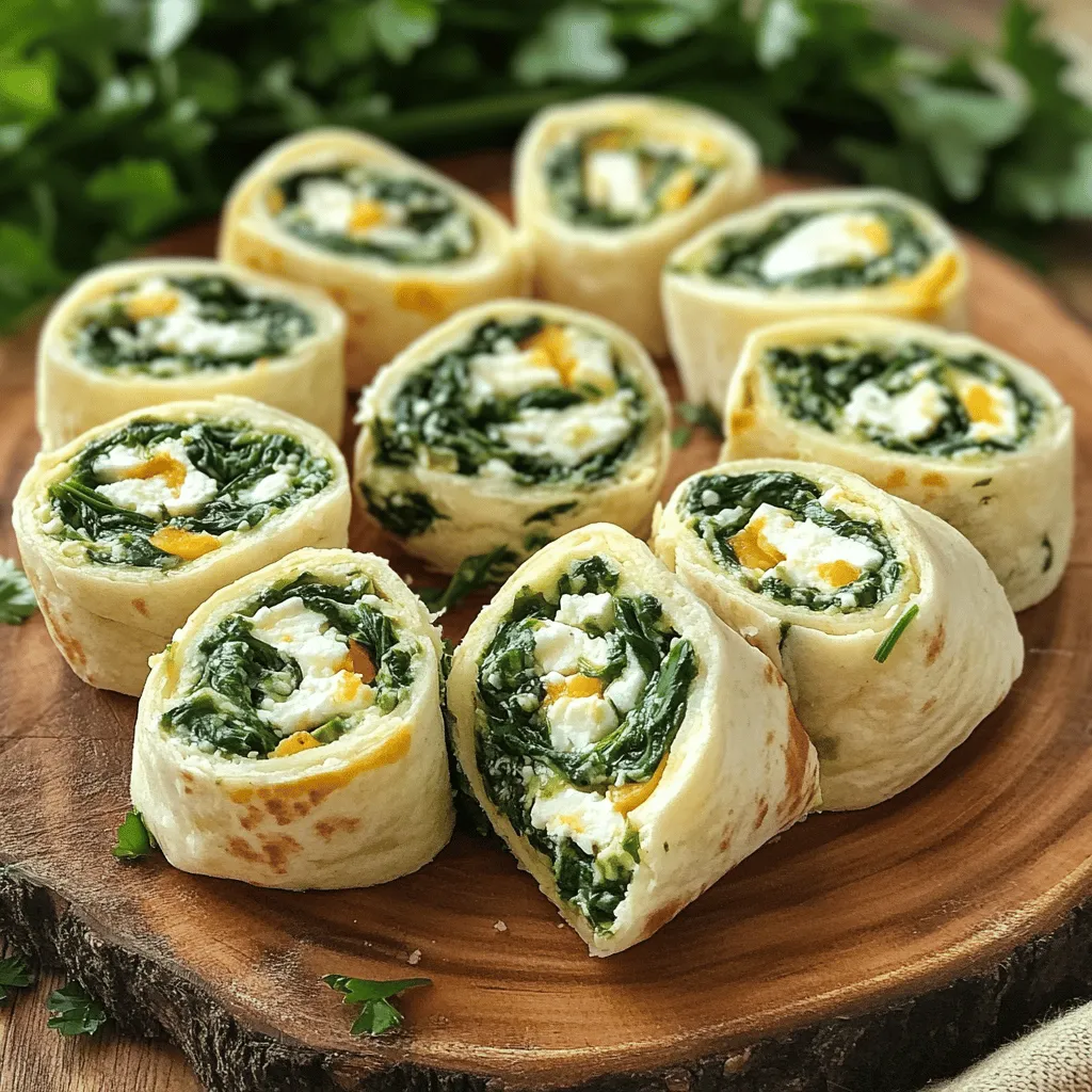 Delicious Spinach and Feta Pinwheels
