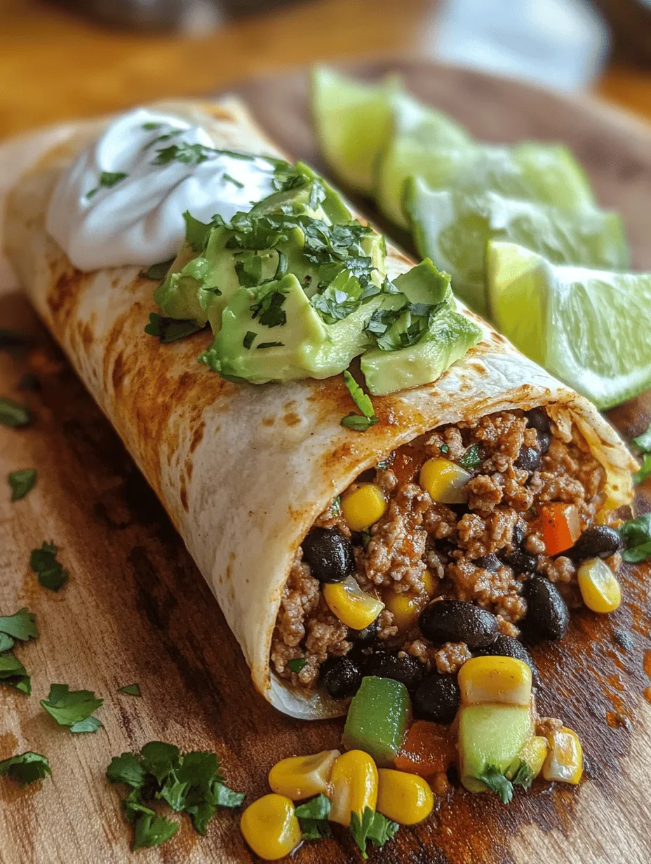 Flavorful Fiesta Beef Burrito Recipe