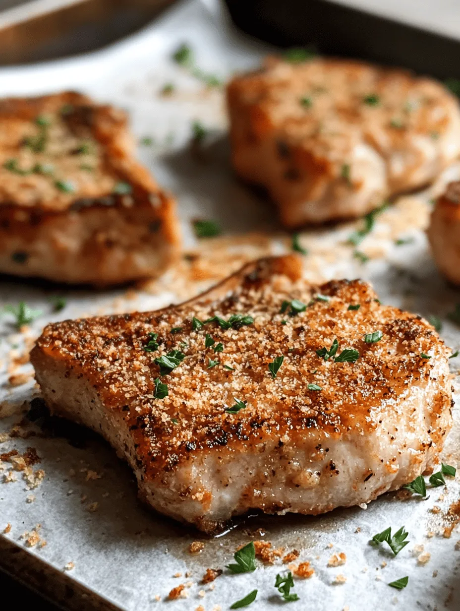 Crispy Parmesan Baked Pork Chops Recipe