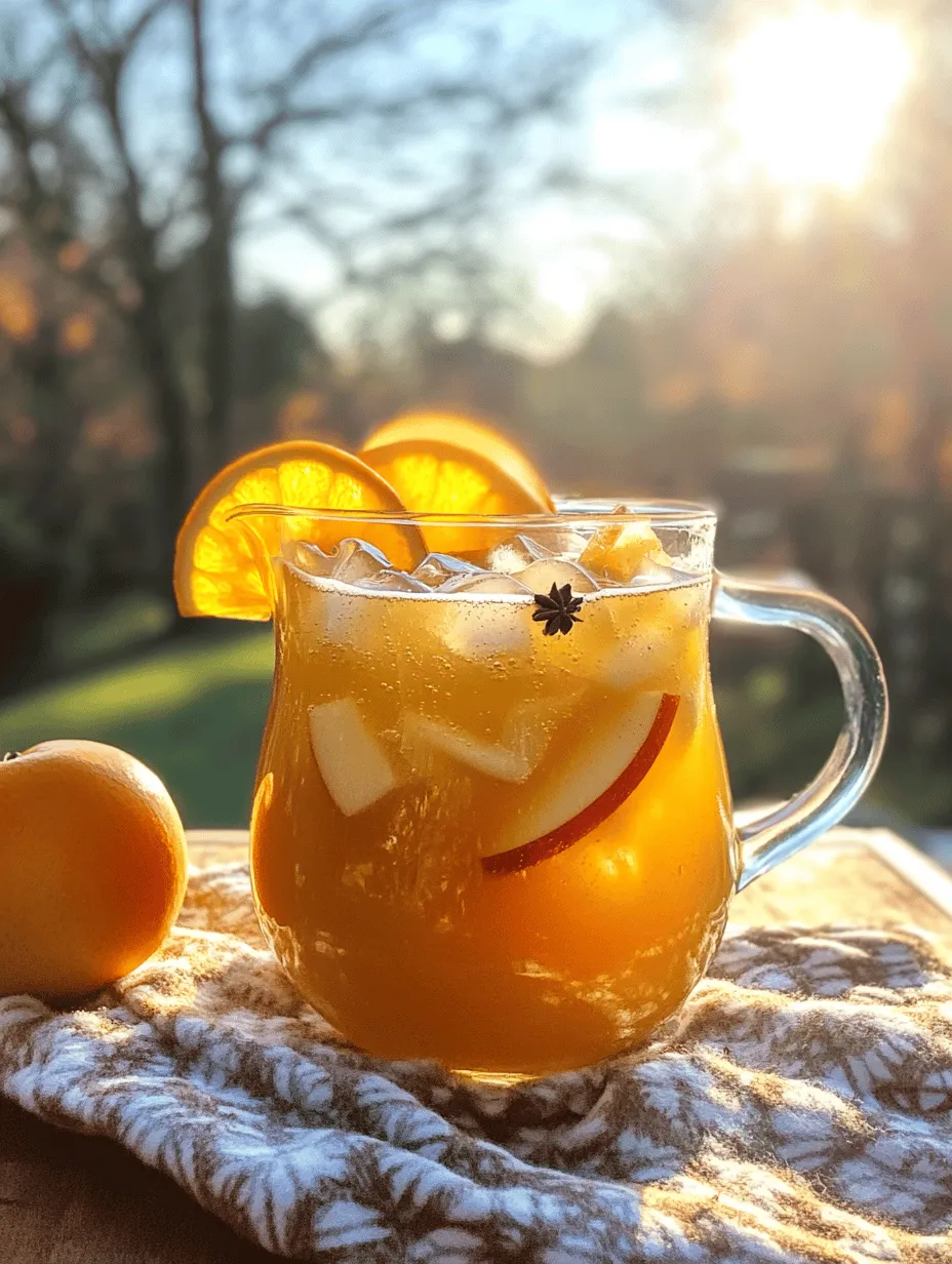 Autumn Bliss Apple Cider Punch: A Refreshing Fall Delight