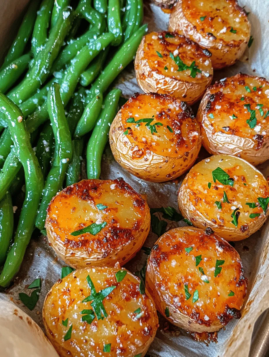Crispy Ranch Roasted Potatoes &#038; Vibrant Green Beans