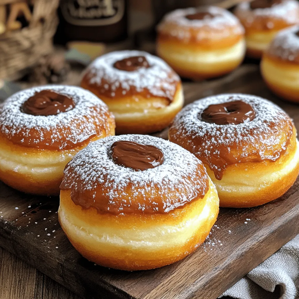 Nutella Stuffed Donuts Recipe: A Heavenly Pastry Experience