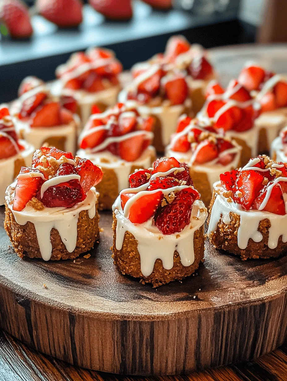 Strawberry Cheesecake Crunch Bites: A Delightful Dessert