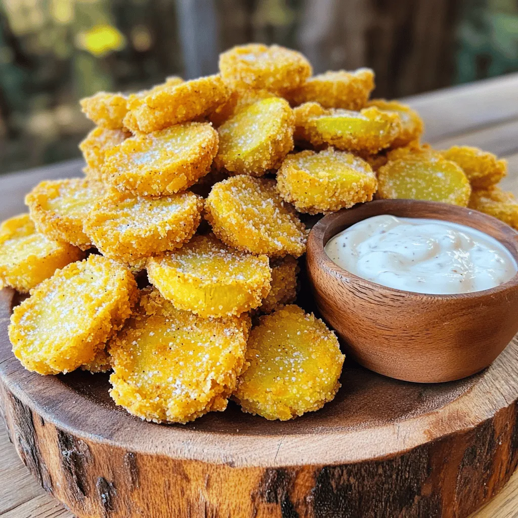 Crunchy Fried Pickles Delight: A Flavorful Snack Recipe