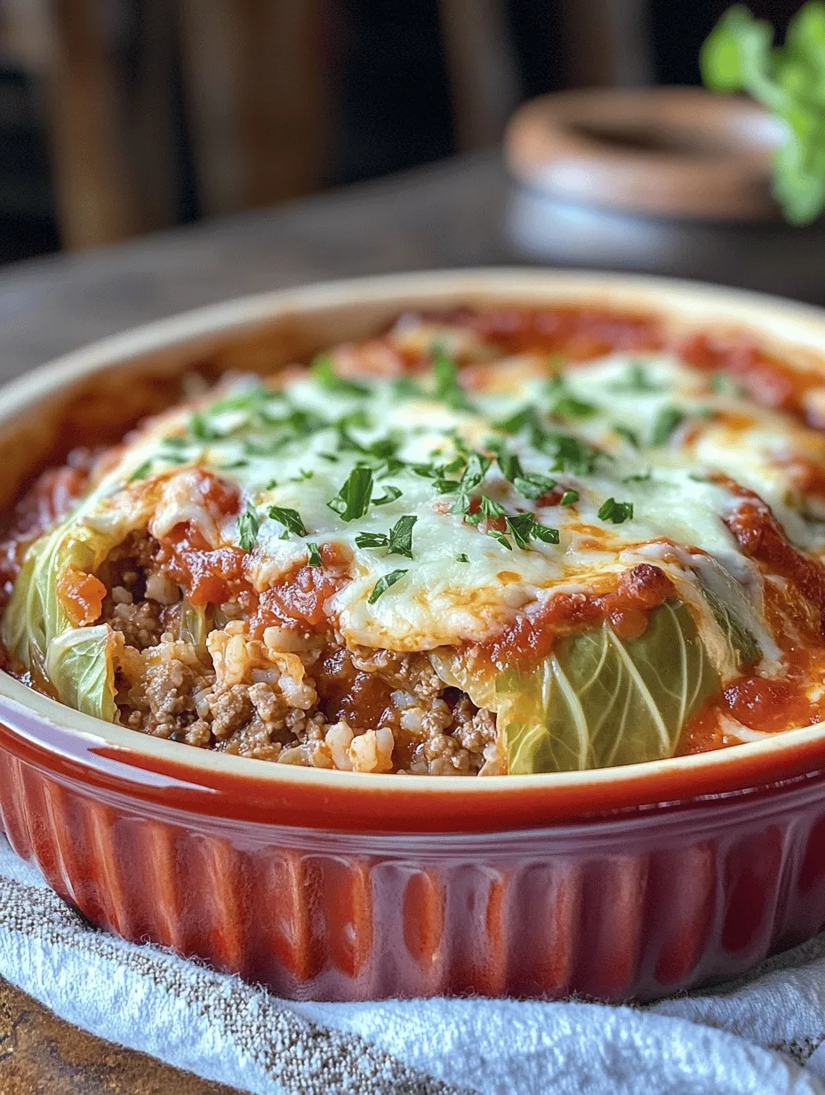 Savory Stuffed Cabbage Rolls: A Hearty and Nutritious Delight
