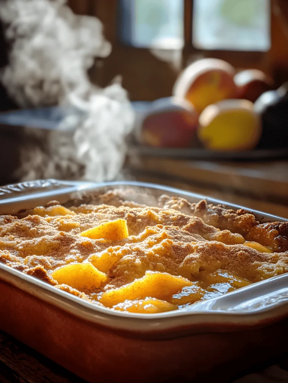Old Time Oven Peach Cobbler Recipe – A Timeless Southern Delight