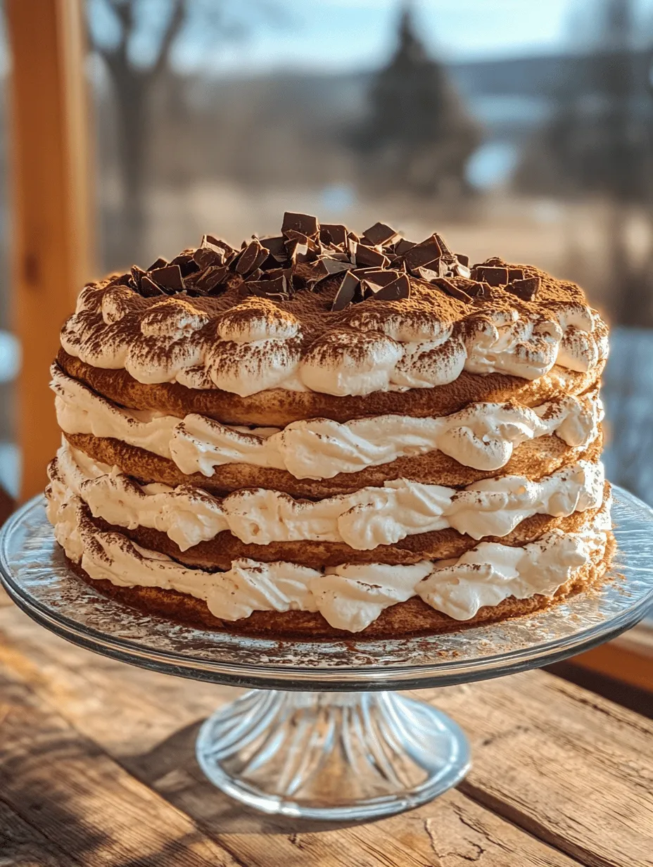 Elegant Tiramisu Layer Cake Recipe